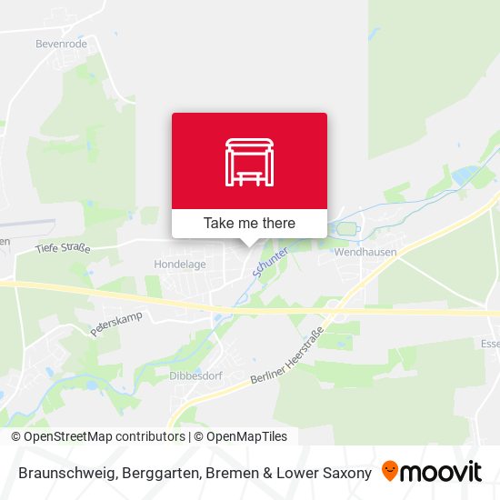 Braunschweig, Berggarten map