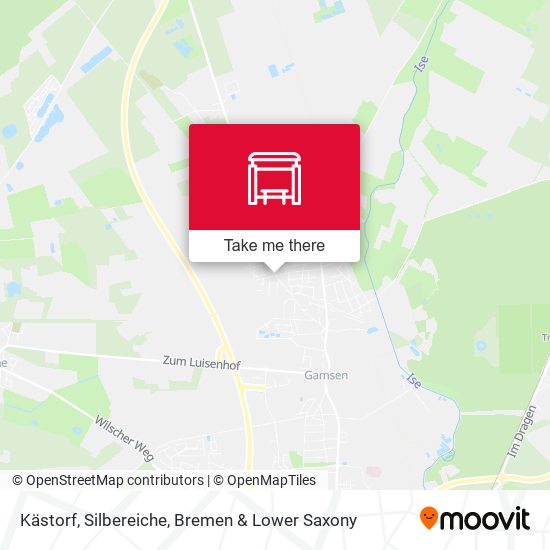 Kästorf, Silbereiche map