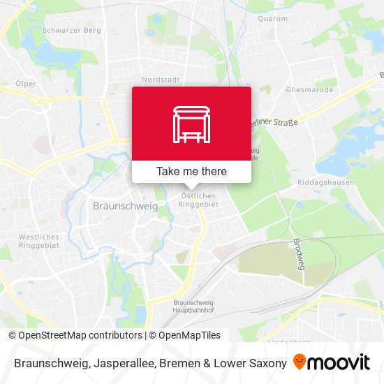Braunschweig, Jasperallee map