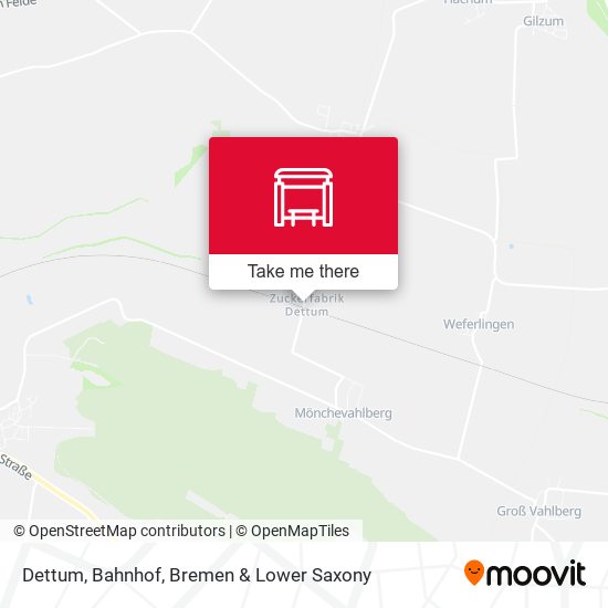 Dettum, Bahnhof map