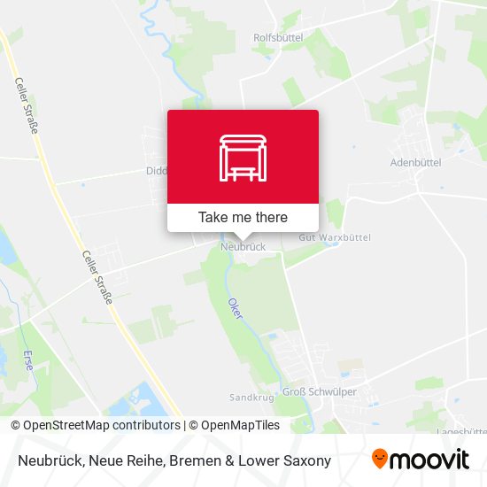Neubrück, Neue Reihe map