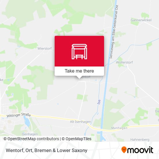Wentorf, Ort map