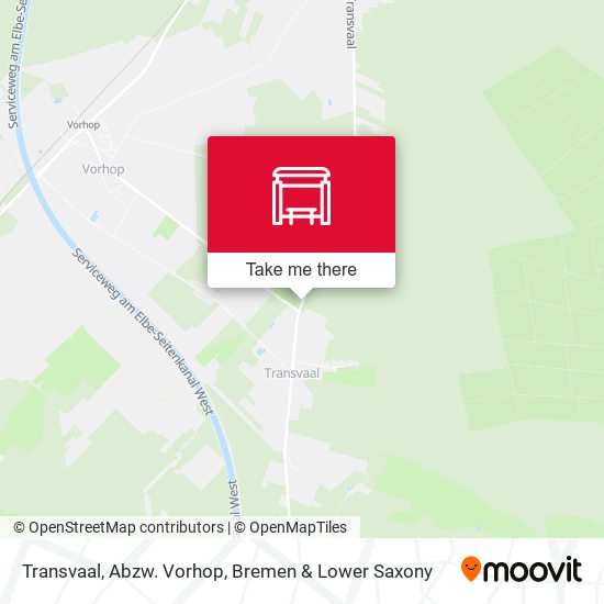 Transvaal, Abzw. Vorhop map