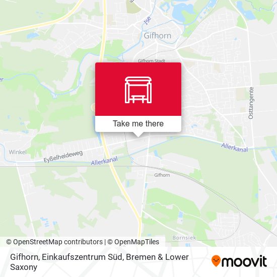 Gifhorn, Einkaufszentrum Süd map