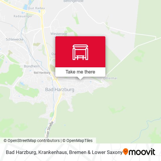 Bad Harzburg, Krankenhaus map
