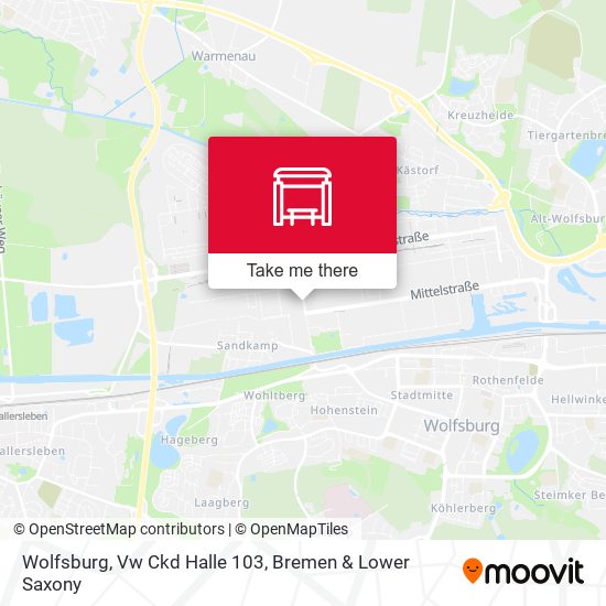 Wolfsburg, Vw Ckd Halle 103 map