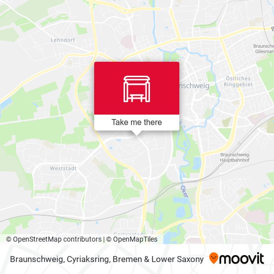 Braunschweig, Cyriaksring map