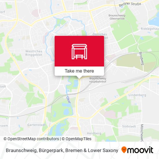 Braunschweig, Bürgerpark map
