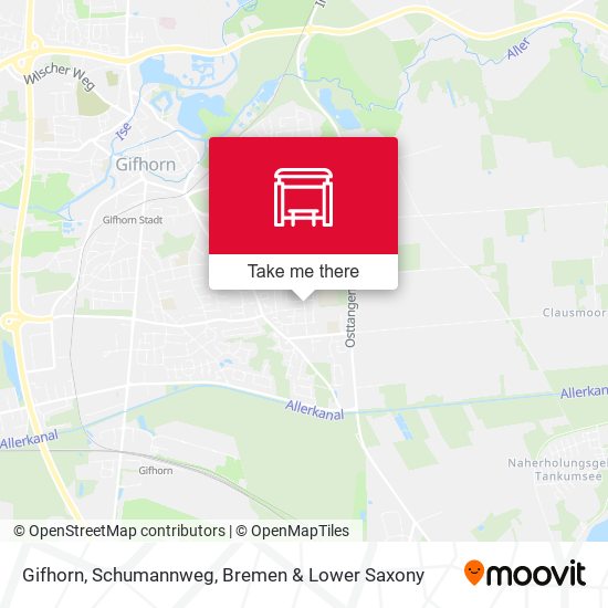 Gifhorn, Schumannweg map