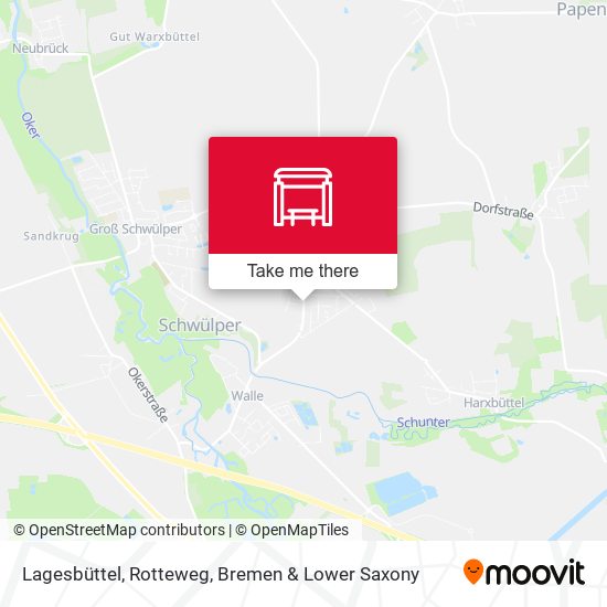 Lagesbüttel, Rotteweg map