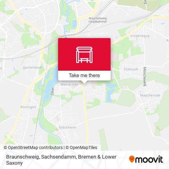 Braunschweig, Sachsendamm map