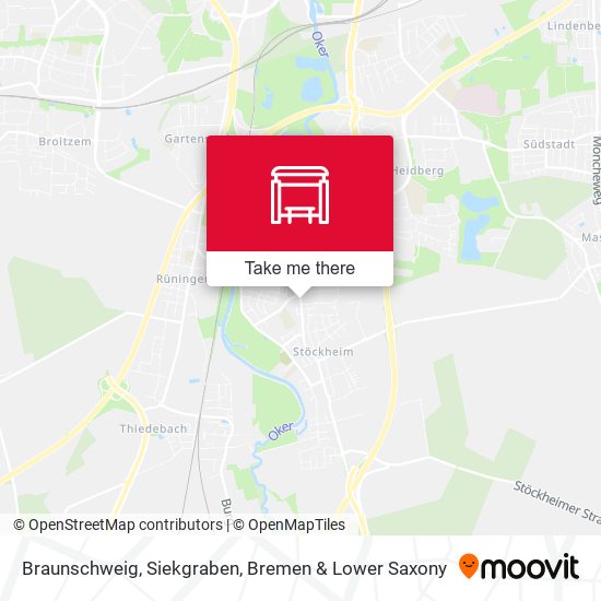 Braunschweig, Siekgraben map