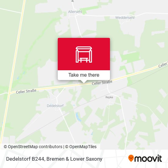 Dedelstorf B244 map