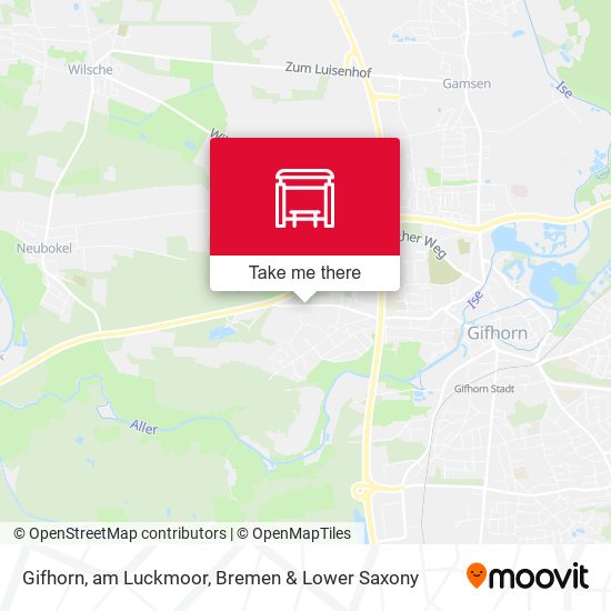 Gifhorn, am Luckmoor map