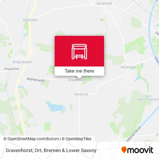 Gravenhorst, Ort map