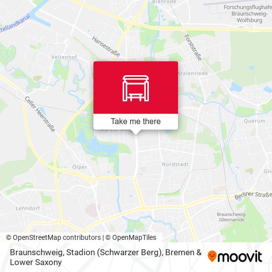 Braunschweig, Stadion (Schwarzer Berg) map