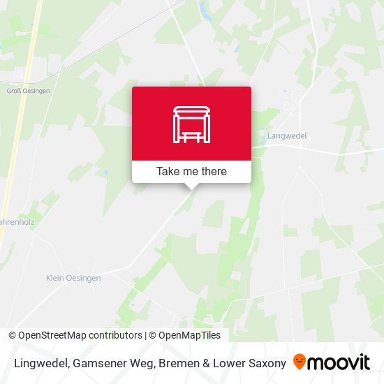 Lingwedel, Gamsener Weg map