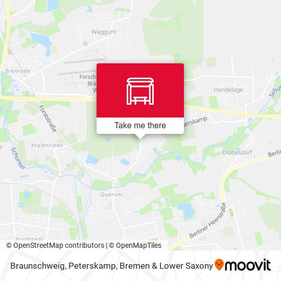 Braunschweig, Peterskamp map