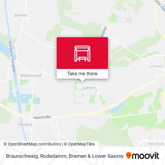 Braunschweig, Rodedamm map