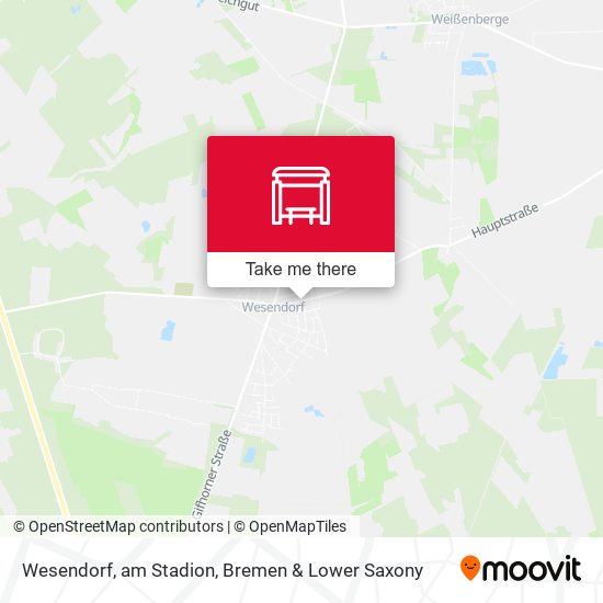 Wesendorf, am Stadion map
