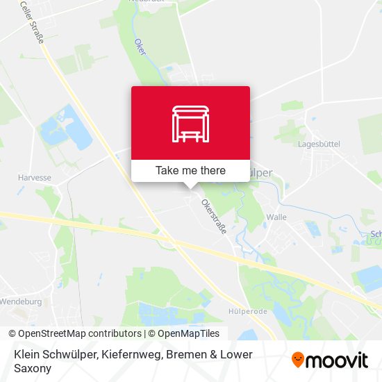 Klein Schwülper, Kiefernweg map