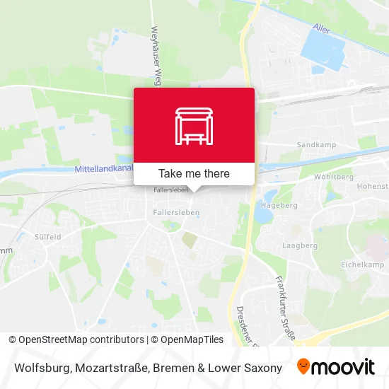 Карта Wolfsburg, Mozartstraße
