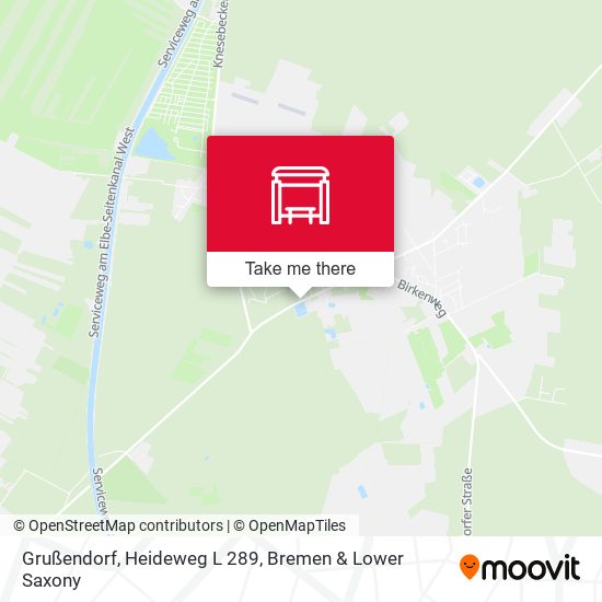 Grußendorf, Heideweg L 289 map