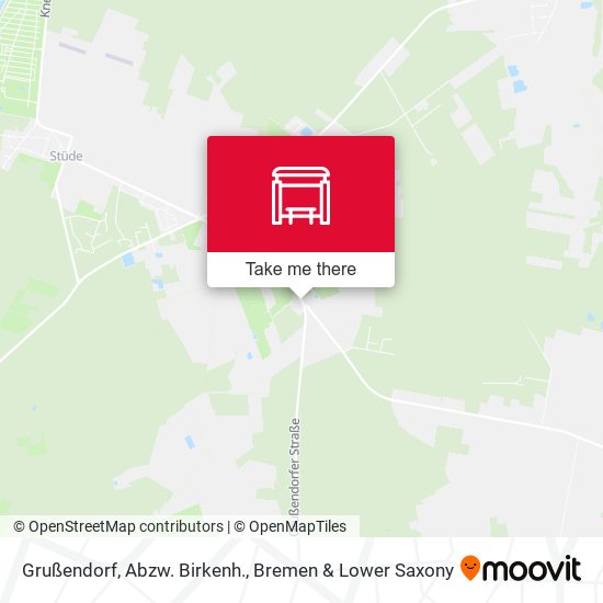 Grußendorf, Abzw. Birkenh. map