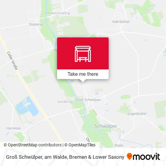 Groß Schwülper, am Walde map