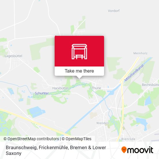 Braunschweig, Frickenmühle map