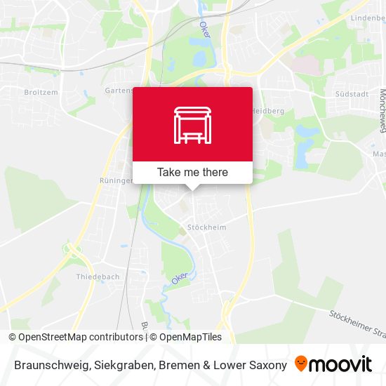 Braunschweig, Siekgraben map