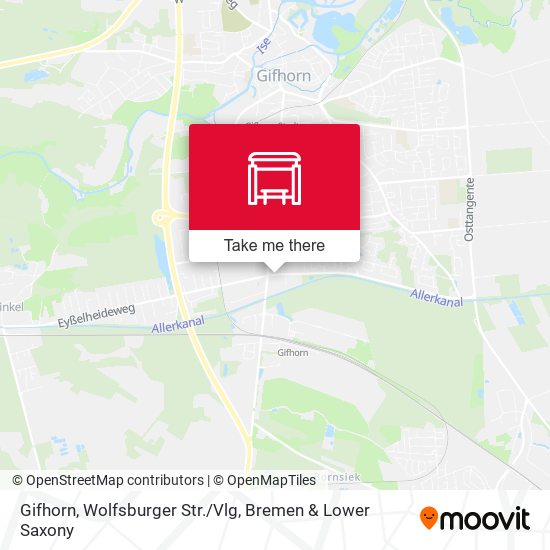 Gifhorn, Wolfsburger Str./Vlg map