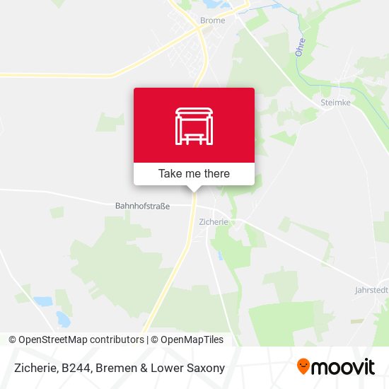 Zicherie, B244 map