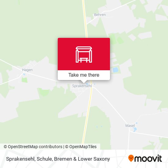 Sprakensehl, Schule map