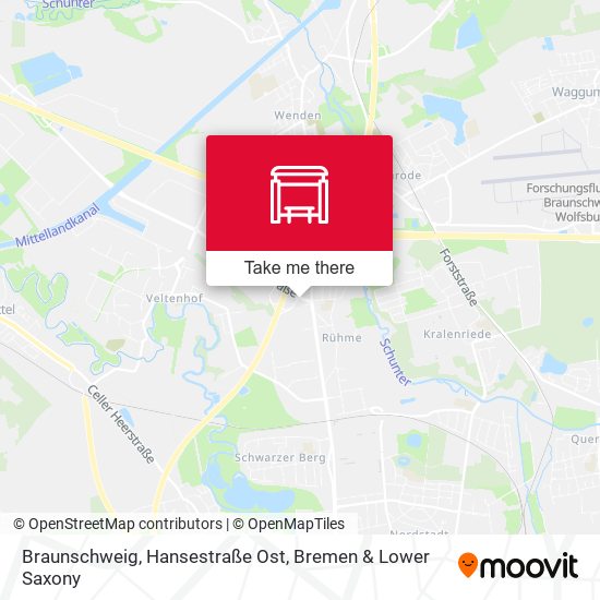 Braunschweig, Hansestraße Ost map