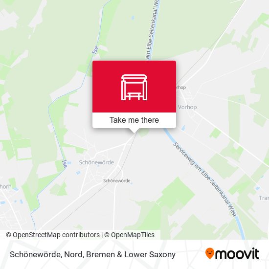 Schönewörde, Nord map