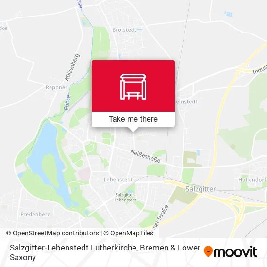 Карта Salzgitter-Lebenstedt Lutherkirche