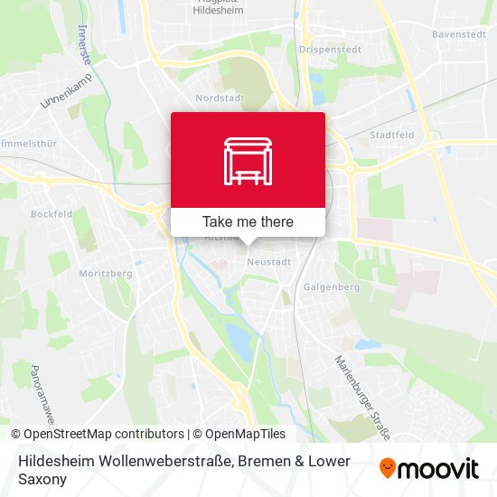 Hildesheim Wollenweberstraße map