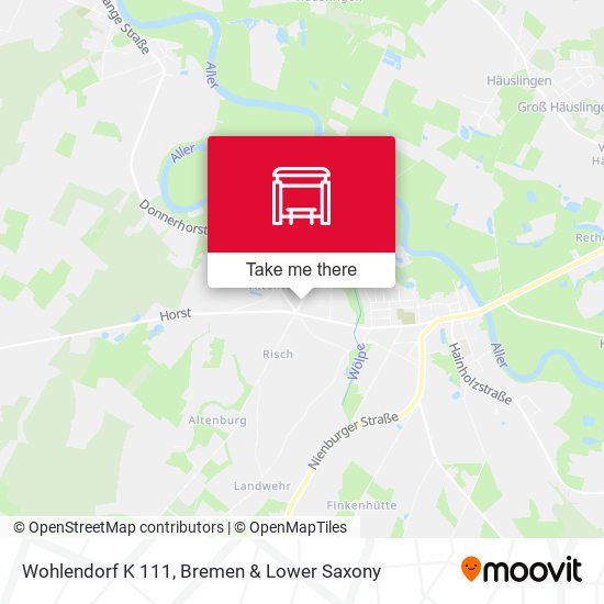 Wohlendorf K 111 map