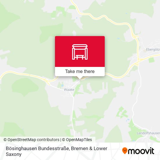 Bösinghausen Bundesstraße map