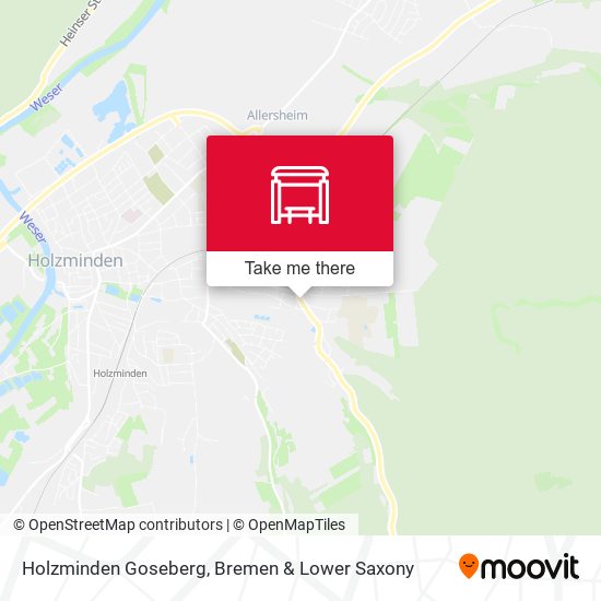 Holzminden Goseberg map