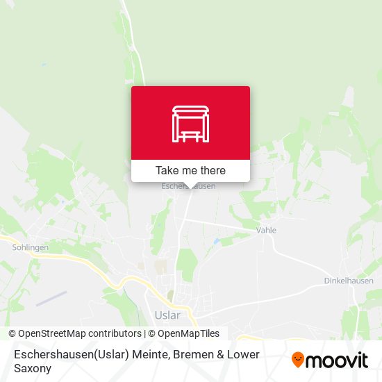 Eschershausen(Uslar) Meinte map