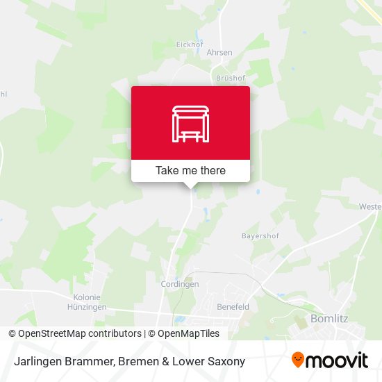 Jarlingen Brammer map
