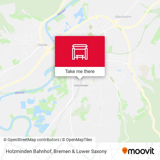 Holzminden Bahnhof map
