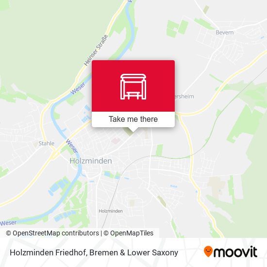 Holzminden Friedhof map