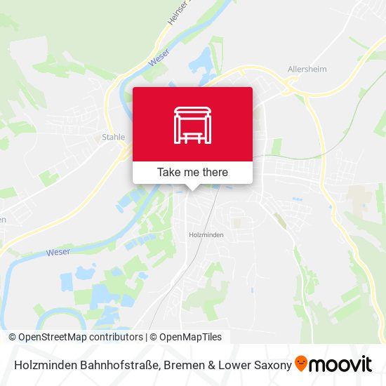 Holzminden Bahnhofstraße map
