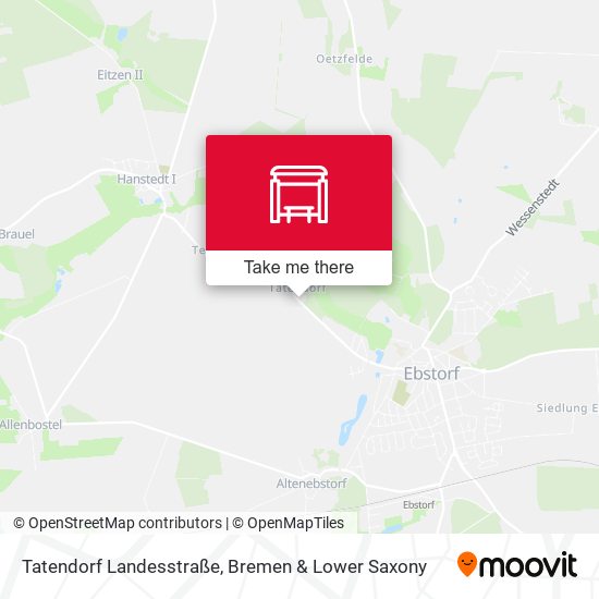 Tatendorf Landesstraße map