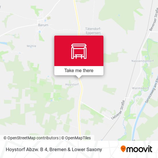 Hoystorf Abzw. B 4 map
