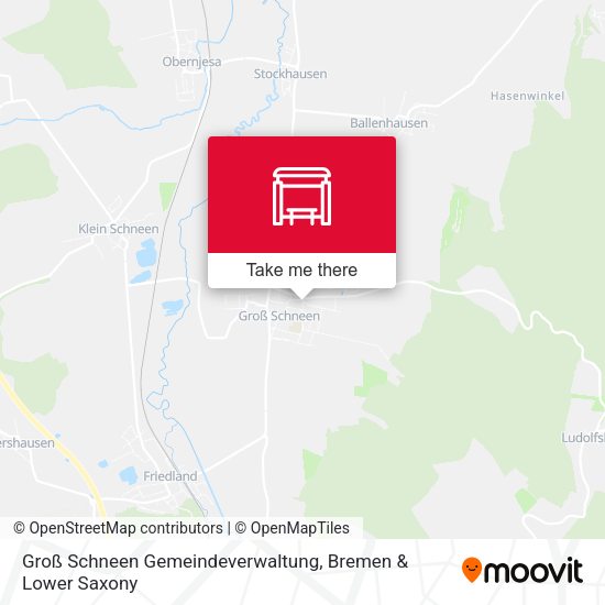 Groß Schneen Gemeindeverwaltung map