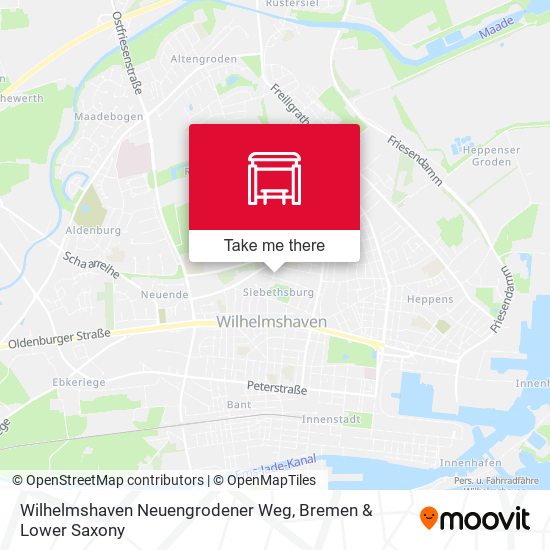 Wilhelmshaven Neuengrodener Weg map